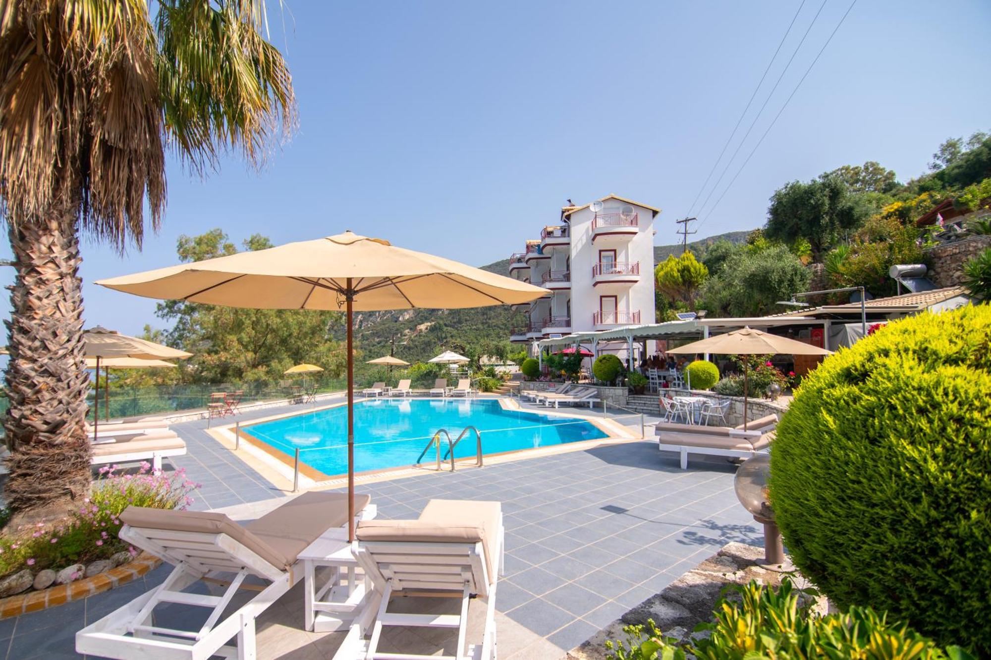 Hotelsunnybeachgr Pérdika Exterior foto
