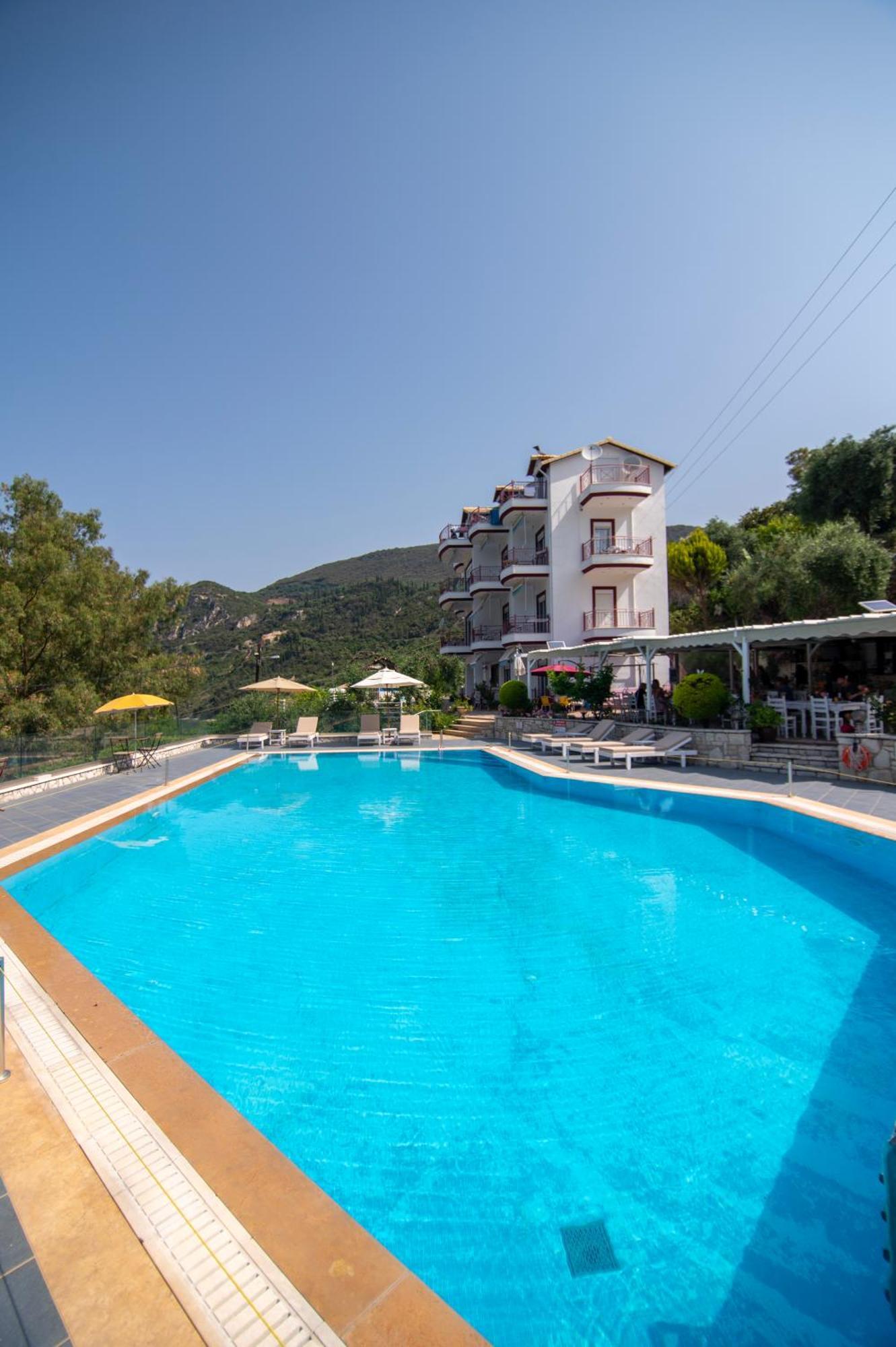 Hotelsunnybeachgr Pérdika Exterior foto