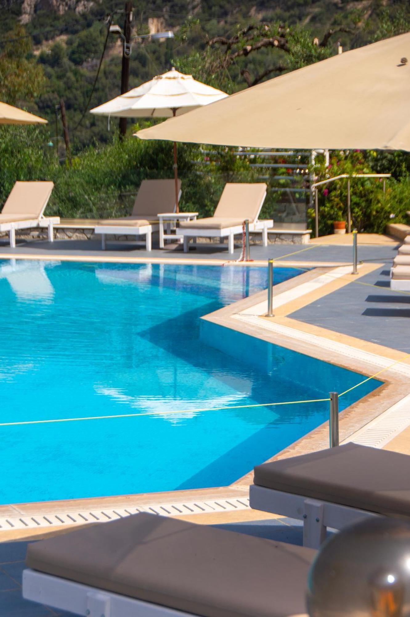 Hotelsunnybeachgr Pérdika Exterior foto
